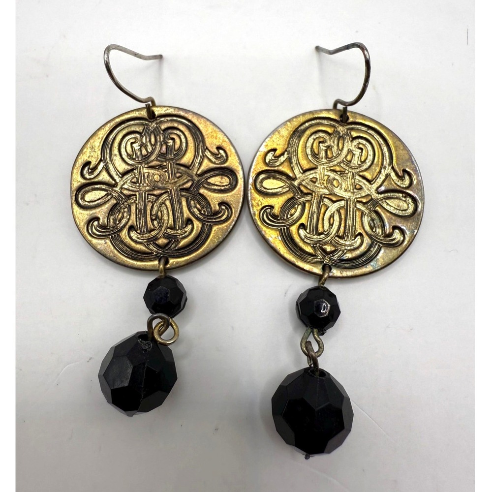 Vintage Celtic Knot‎ Dangle Earrings – Irish Inspired Statement Jewelry
